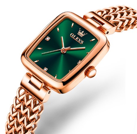 Picture of Olevs 9948 RoseGold Stainless Steel Analog Wrist Watch For Women