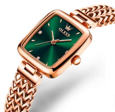 Picture of Olevs 9948 RoseGold Stainless Steel Analog Wrist Watch For Women