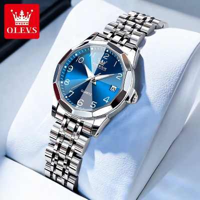 Picture of Olevs 9970L Stainless Steel Analog Wrist Watch For Women