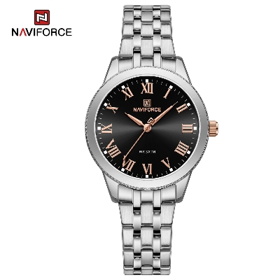 Picture of NAVIFORCE NF5032 Watches For Ladies Casual Wild Stainless Steel Band Women Bracelet 30M Water Resistant Sports Female Wrist Watch