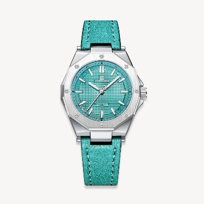 Picture of NAVIFORCE NF5026 Pest PU Leather Analog Watch For Women - Silver & Pest