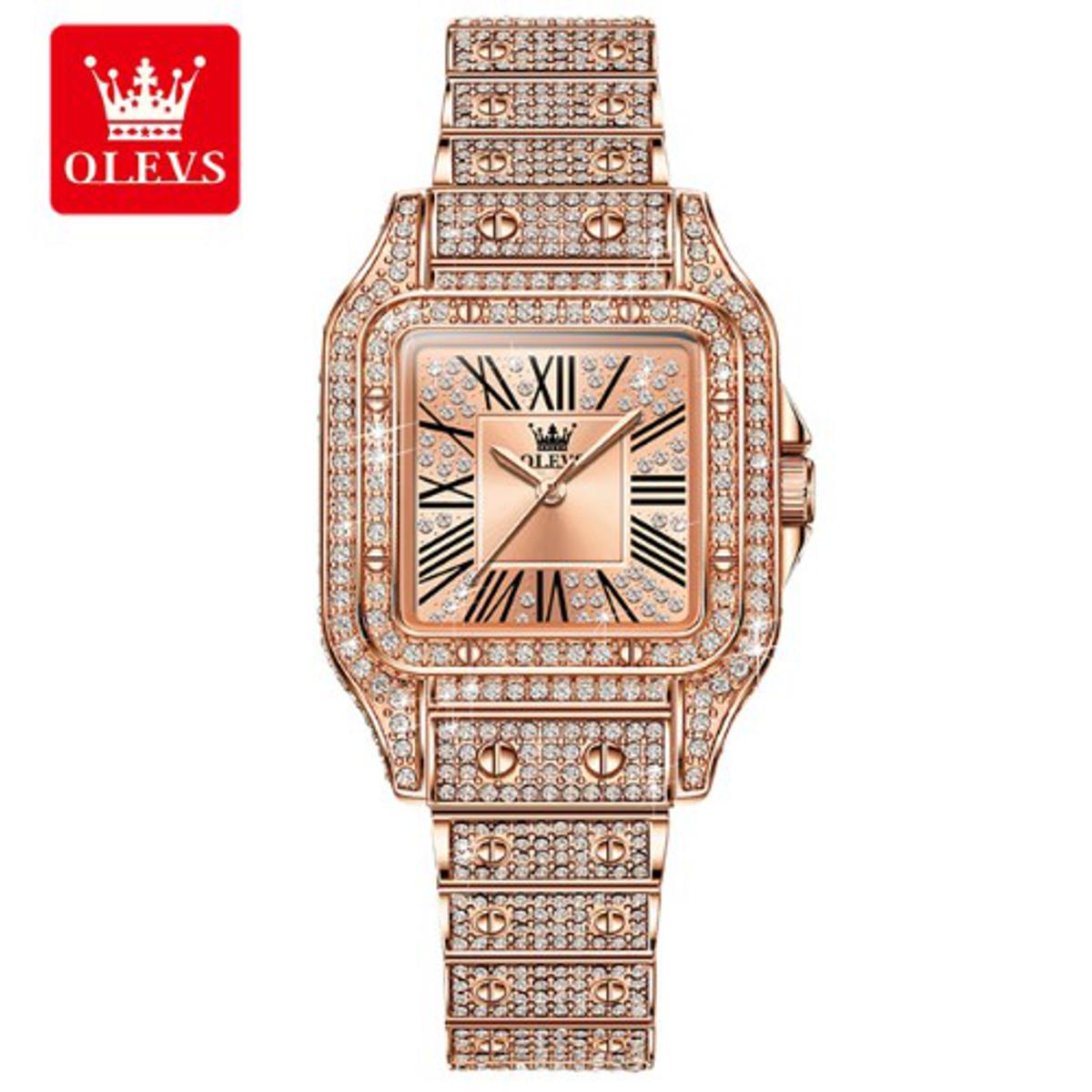 Picture of Olevs 9939 Stainless Steel Analog Wrist Watch For Women
