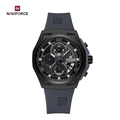 Picture of NAVIFORCE NF8051T Trendy Fashion Men’s Watch Multifunction Quartz Chronograph Luminous Waterproof Cool Sports Student Watch