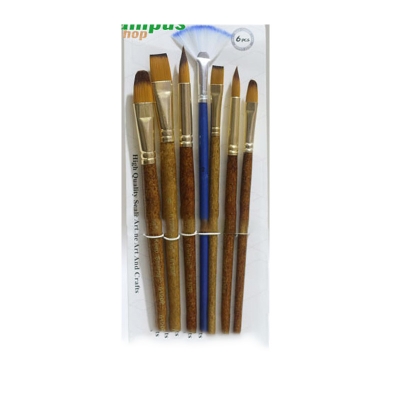 Picture of Artist Mix Brush Sets,Suitable for Water & Acrylic & Oil Colour Paint 7Pcs