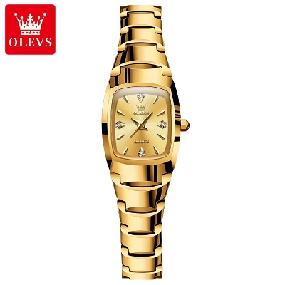 Picture of Olevs 7006L Tungsten Steel Analoge Wrist Watch For Women