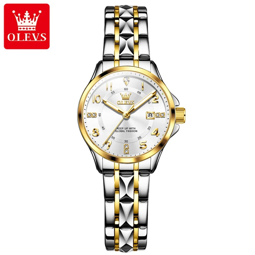 Picture of Olevs 2910L Stainless Steel Analog Wrist Watch For Women