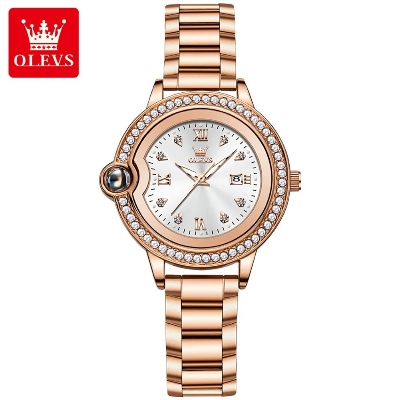 Picture of Olevs 5588 Stainless Steel Analog Wrist Watch For Women