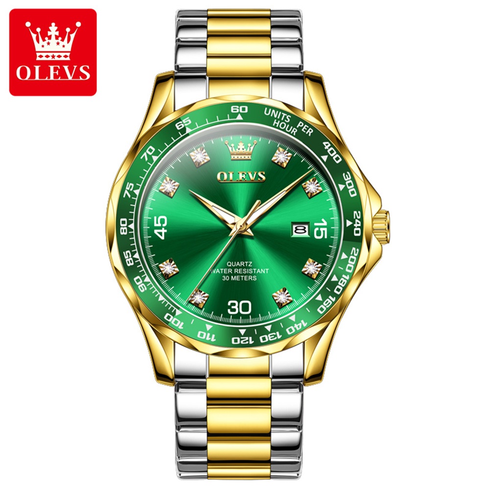 Picture of OLEVS 9988 Stainless Steel Analog Wrist Watch For Men