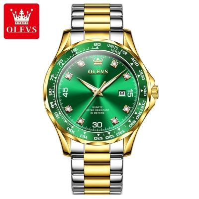 Picture of OLEVS 9988 Stainless Steel Analog Wrist Watch For Men