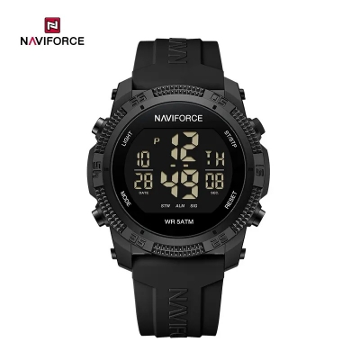 Picture of NAVIFORCE NF7104 Electronic Multi-function Trendy Waterproof Luminous Silicone Strap Birthday Gift Watch For Unisex