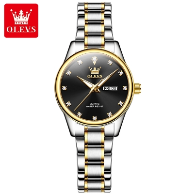 Picture of Olevs 3612L Stainless Steel Analog Wrist Watch For Women