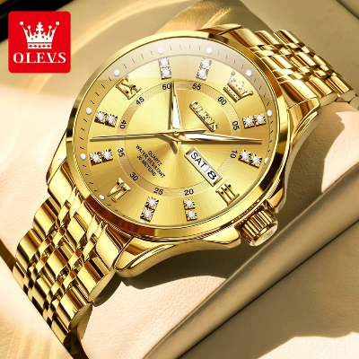Picture of Olevs 3620G Stainless Steel Analog Wrist Watch For Men