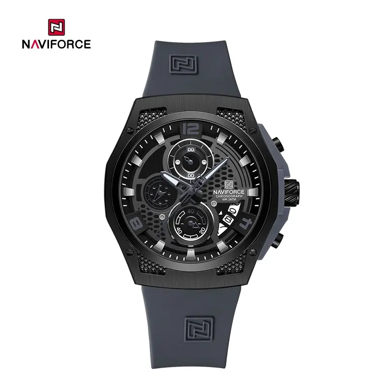 Picture of NAVIFORCE NF8051T Trendy Fashion Men’s Watch Multifunction Quartz Chronograph Luminous Waterproof Cool Sports Student Watch