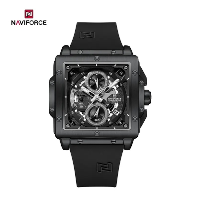 Picture of NAVIFORCE NF8064 Fashion Square Waterproof Luminous Sports Fumed Silica Quartz Chronograph Watch