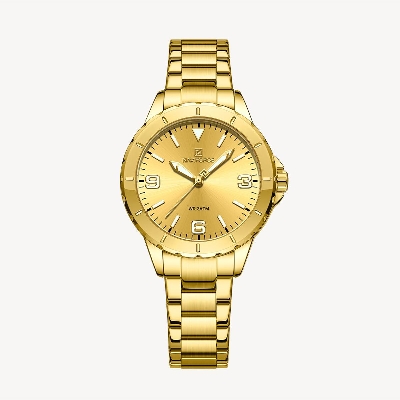 Picture of NAVIFORCE NF5022 Golden Stainless Steel Analog Watch For Women - Golden