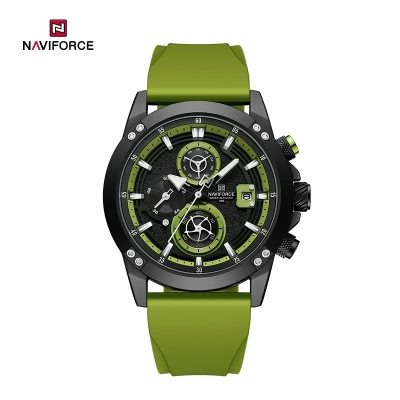 Picture of NAVIFORCE NF8033 Men’s Watch Youth Student Sports Trend Night Light Waterproof Silicone Strap Quartz Watch