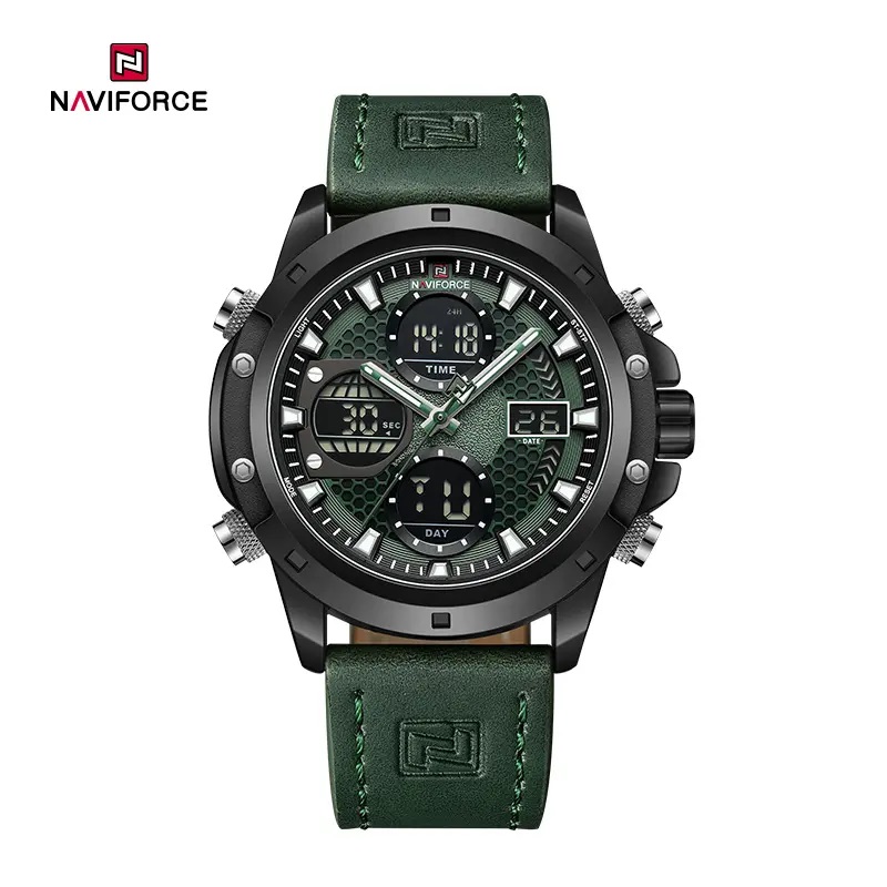 Picture of NAVIFORCE NF9225 Fashion Boutique High-Quality Men’s Multi-Function Genuine Leather Watch