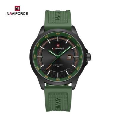 Picture of NAVIFORCE NF9248 Sports Watch Japanese Quartz Movement Waterproof Silicone Strap Date Display