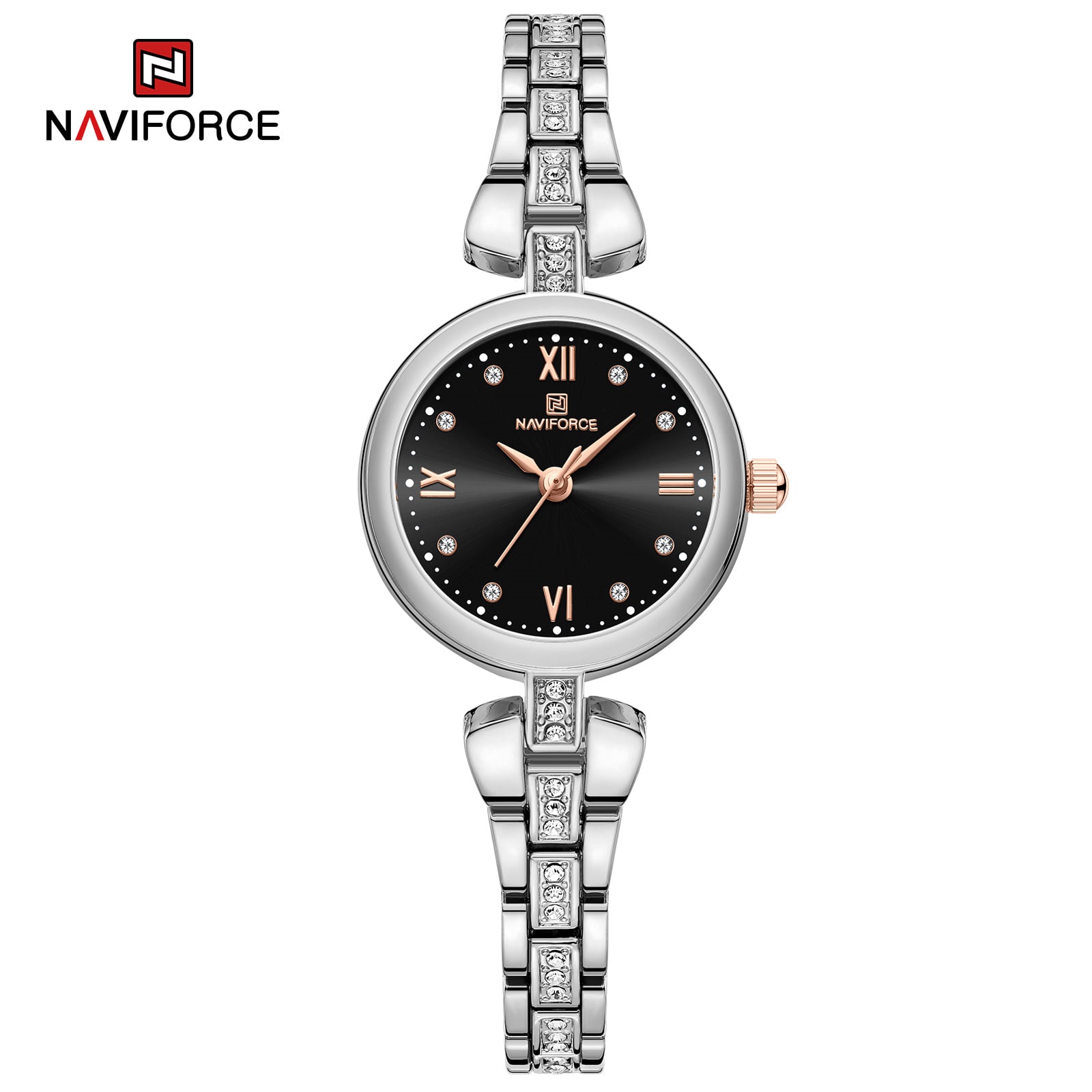 Picture of NAVIFORCE NF5034 New Simple Luxury Watch for Women Casual Ladies Zinc Alloy Bracelet Band High Quality Female Quartz Wrist Watch