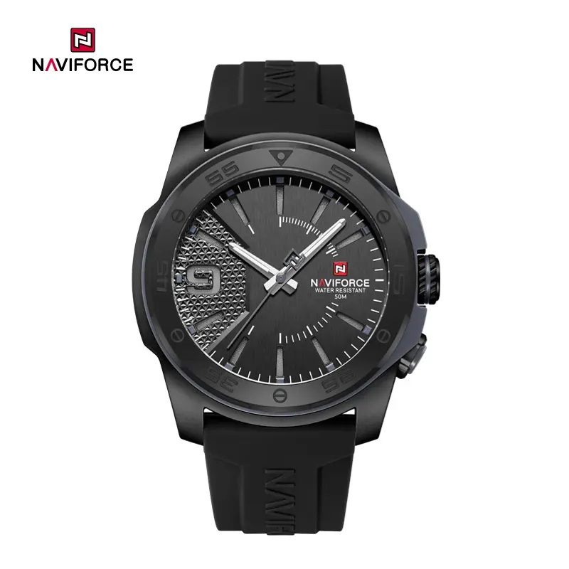 Picture of NAVIFORCE NF7112 5ATM Waterproof Men’s Watch with Japanese Quartz Movement and Night-Luminous Silicone Strap
