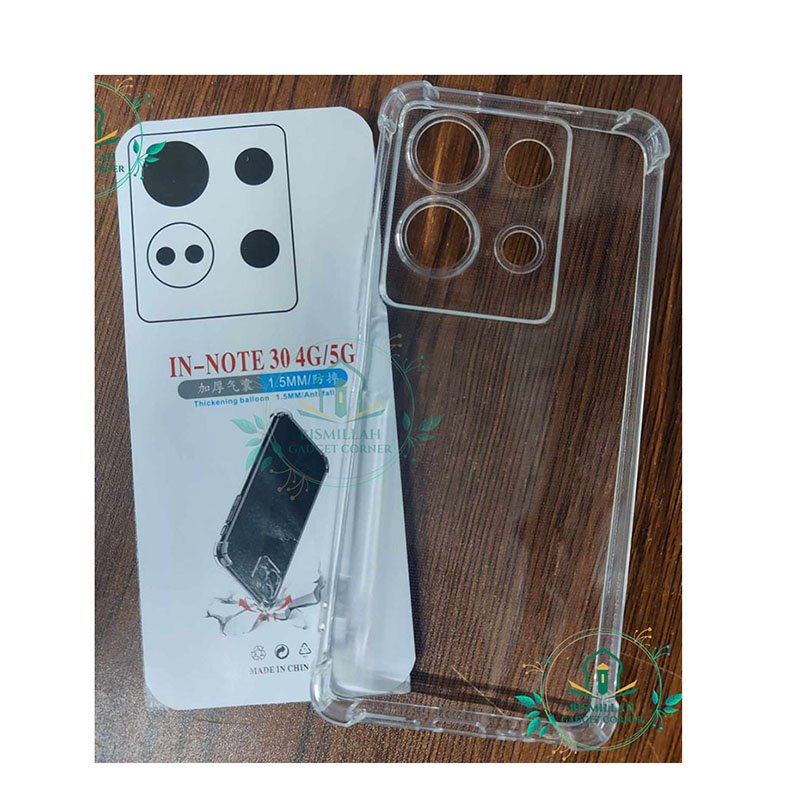 Picture of Transparent back cover For Infinix Note 30 4G / Infinix Note 30 5G Luxury transparent Protect Back Cover Soft Case