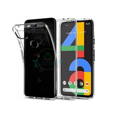 Picture of Transparent back cover For Google Pixel 4A 4G Luxury transparent Protect Back Cover Soft Case