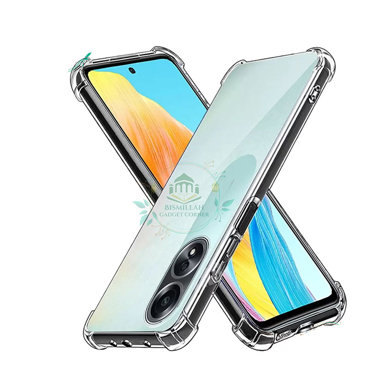 Picture of Transparent back cover For Oppo A58 4G / Oppo A78 4G Luxury transparent Protect Back Cover Soft Case