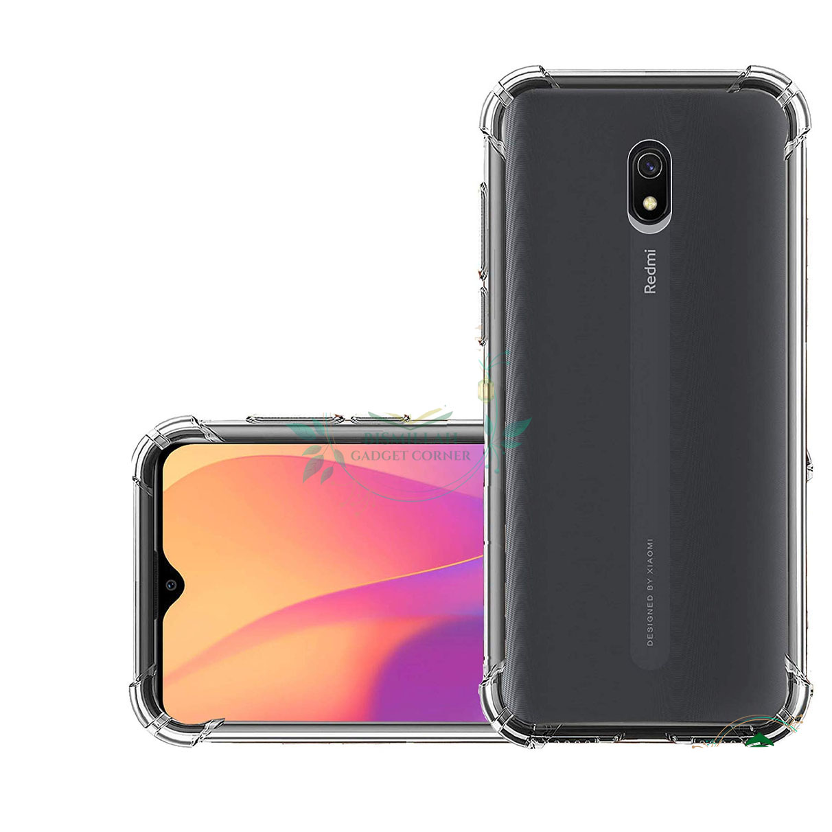 Picture of Transparent back cover For Xiaomi Redmi 8A Luxury transparent Protect Back Cover Soft Case