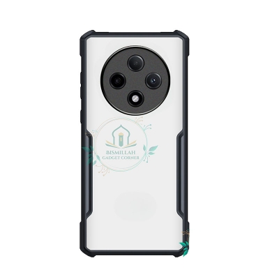 Picture of Xundd Back Cover for OPPO Reno12FS 5G / OPPO Reno12 F 5G  Transparent Hybrid Hard PC Back Bumper