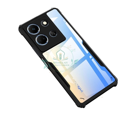 Picture of Xundd Back Cover for Infinix Note 30 Pro 4G Transparent Hybrid Hard PC Back Bumper