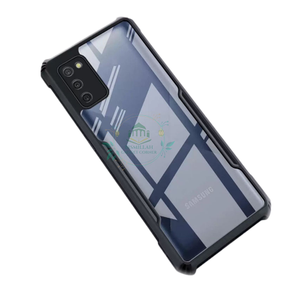 Picture of Xundd Back Cover for Samsung Galaxy M02s / Samsung Galaxy A02s Transparent Hybrid Hard PC Back Bumper