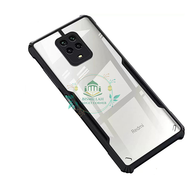 Picture of Xundd Back Cover for Redmi Note 9 Pro / Redmi Note 9S / Redmi Note 9 Pro Max / Poco M2 Pro / Redmi Note 10 lite  Transparent Hybrid Hard PC Back Bumper