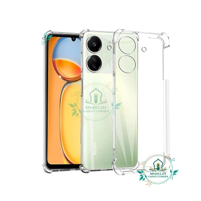 Picture of Transparent back cover For Xiaomi Redmi 13C / Xiaomi Poco C65 Luxury transparent Protect Back Cover Soft Case