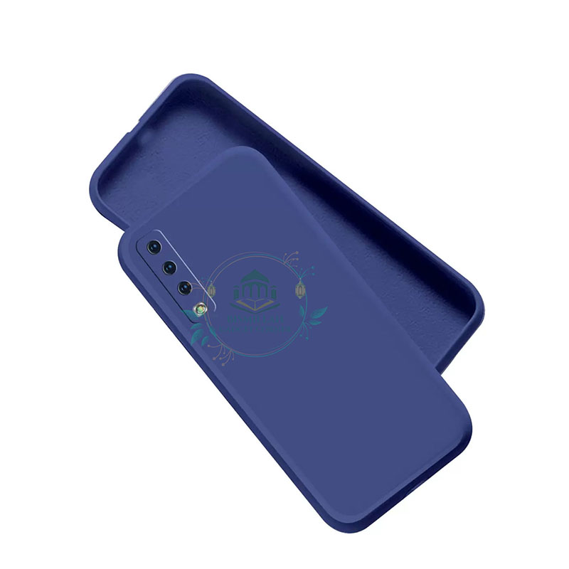 Picture of Premium Liquid Silicone Phone case for Samsung Galaxy A7 2018 Liquid Silicon Mobile Back Case Soft Silicone Phone Cover