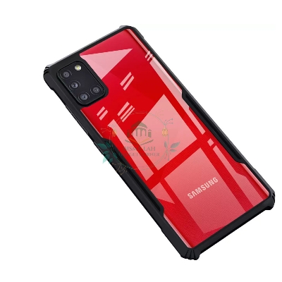 Picture of Xundd Back Cover for Samsung Galaxy A31 Transparent Hybrid Hard PC Back Bumper