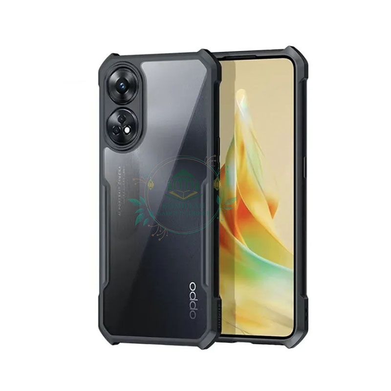 Picture of Xundd Back Cover for Oppo Reno 8T 4G / Oppo Reno8 T 4G Transparent Hybrid Hard PC Back Bumper