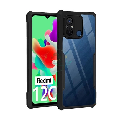 Picture of Xundd Back Cover for Xiaomi Redmi 12C / Poco C55 Transparent Hybrid Hard PC Back Bumper