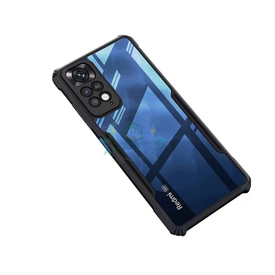 Picture of Xundd Back Cover for Xiaomi Redmi Note 11 4G/ Xiaomi Redmi Note 11s Transparent Hybrid Hard PC Back Bumper