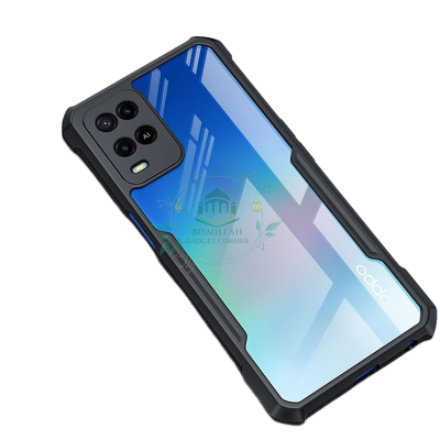 Picture of Xundd Back Cover for Oppo A54 4G Transparent Hybrid Hard PC Back Bumper