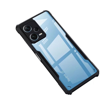 Picture of Xundd Back Cover for Xiaomi Note 12  5g /  Xiaomi Poco X5  5G Transparent Hybrid Hard PC Back Bumper