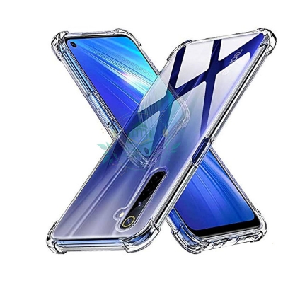 Picture of Transparent back cover For Realme 6 Luxury transparent Protect Back Cover Soft Case