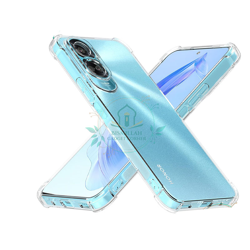 Picture of Transparent back cover For Honor 90 Lite 5g Luxury transparent Protect Back Cover Soft Case