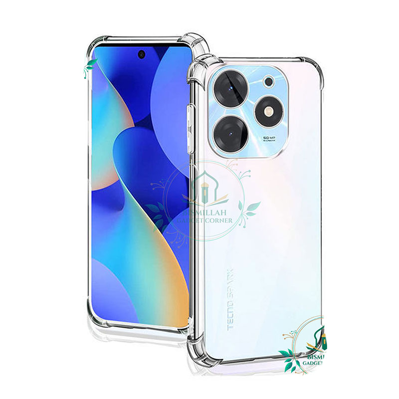 Picture of Transparent back cover For Infinix Hot 40 / Infinix Hot 40 Pro Luxury transparent Protect Back Cover Soft Case