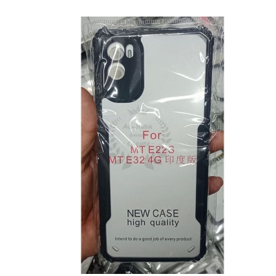Picture of Xundd Back Cover for Motorola Moto E22s / Motorola Moto E32 4G Transparent Hybrid Hard PC Back Bumper