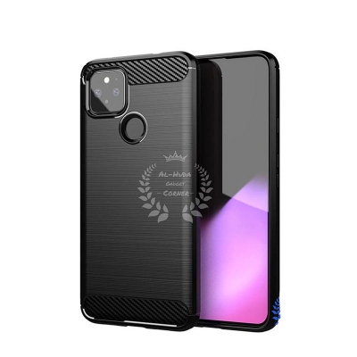 Picture of Spigen cover For Google Pixel 5a 5G Carbon Fiber Back cover Soft Slim Fashion Non-Slip Protective Carbon Fiber Phone Case