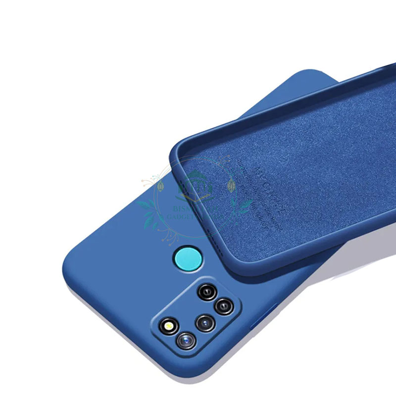 Picture of Premium Liquid Silicone Phone case for Realme C17 / Realme 7i Liquid Silicon Mobile Back Case Soft Silicone Phone Cover