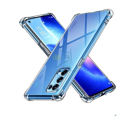 Picture of Transparent back cover For Oppo Reno 5 4G / Oppo Reno 5 5G Luxury transparent Protect Back Cover Soft Case