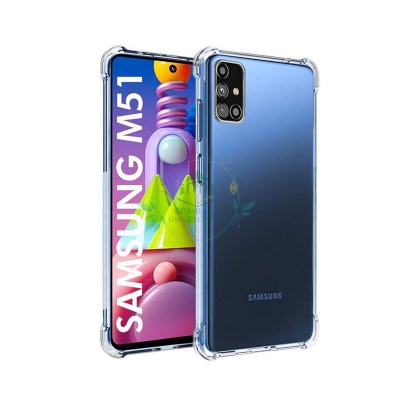 Picture of Transparent back cover For Samsung Galaxy M51 Luxury transparent Protect Back Cover Soft Case