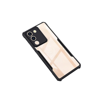 Picture of Xundd Back Cover for ViVo Y200 5G Transparent Hybrid Hard PC Back Bumper