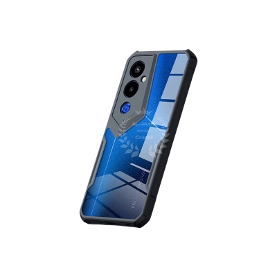 Picture of Xundd Back Cover for Tecno Pova Neo 2 Transparent Hybrid Hard PC Back Bumper